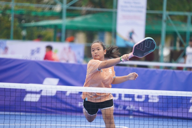 Cô bé có ‘biệt danh’ ngộ nghĩnh vô địch giải pickleball châu Á- Ảnh 2.