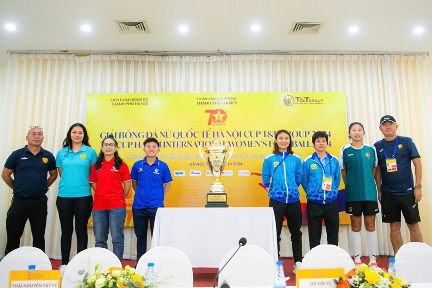 xoa zbet Họp báo Giải bóng đá nữ quốc tế Hà Nội Cup T&T Group 2024